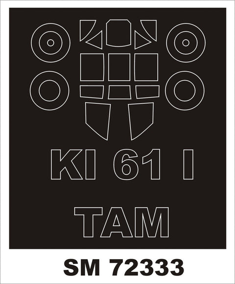 モンテックス SM72333 1/72 キ61-I 飛燕(タミヤ用) ミニマスク