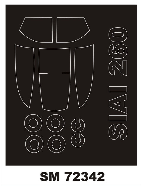 モンテックス SM72342 1/72 SIAI 260(KPモデル用) ミニマスク