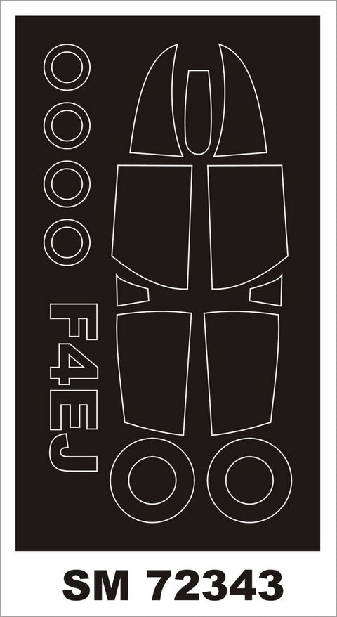 モンテックス SM72343 1/72 F-4EJ(ファインモールド用) ミニマスク