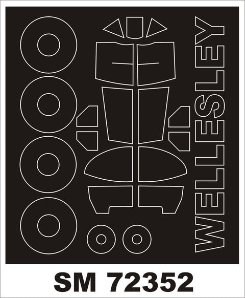 モンテックス SM72352 1/72 ビッカース ウェルズレイ I(バロム用) ミニマスク