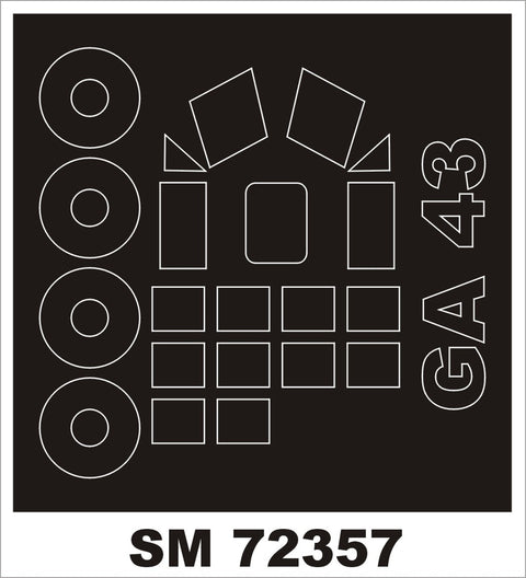 モンテックス SM72357 1/72 GA-43 クラーク(ソヴァーM用) ミニマスク