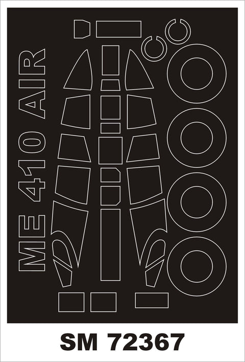 モンテックス SM72367 1/72 Me 410U-2/U-4(エアフィックス用) ミニマスク