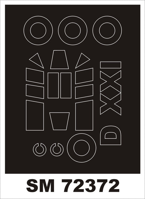 モンテックス SM72372 1/72 フォッカー DXXI(スペシャルホビー用) ミニマスク