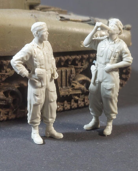 パンツァーアート FI35-237 1/35 イギリス 戦車兵カバーオール（休憩中）セット