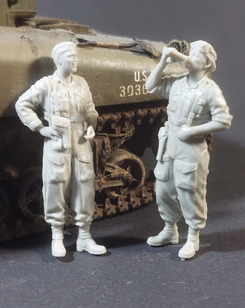 パンツァーアート FI35-237 1/35 イギリス 戦車兵カバーオール（休憩中）セット
