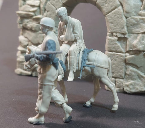 パンツァーアート FI35-243 1/35 負傷した降下猟兵セット