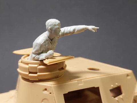 パンツァーアート FI35-250 1/35 DAK lll/IV戦車 戦車長