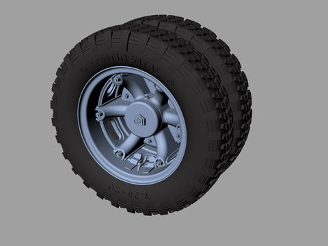 パンツァーアート RE35-451 1/35 クルップ L3H163 ホイールセット(不整地パターン)