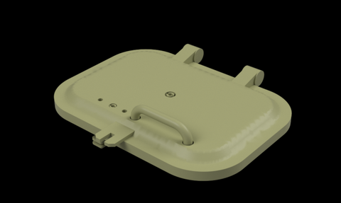 パンツァーアート RE35-804 1/35 “タイガー” ローダーハッチ (初期型)