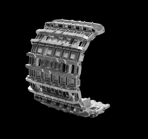 パンツァーアート TR16-014 1/16 VI号戦車 キングタイガー スタンダードタイプ履帯