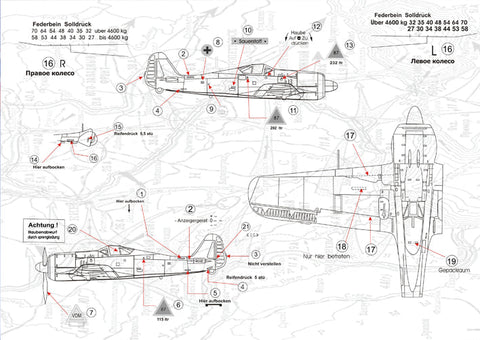 プリントスケール 144-001 1/144 フォッケウルフ FW 190А2-А9