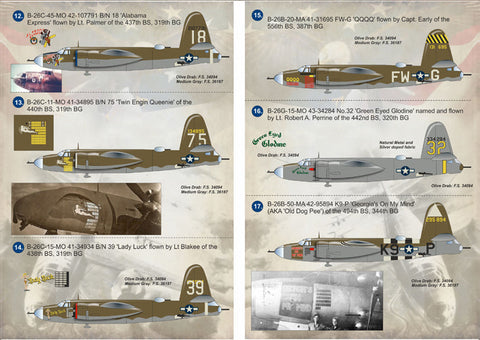 プリントスケール 144-007 1/144 B-26 マローダー Part 1