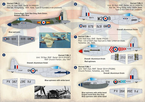 プリントスケール 72-244 1/72 デ・ハビランド DH.103 ホーネット