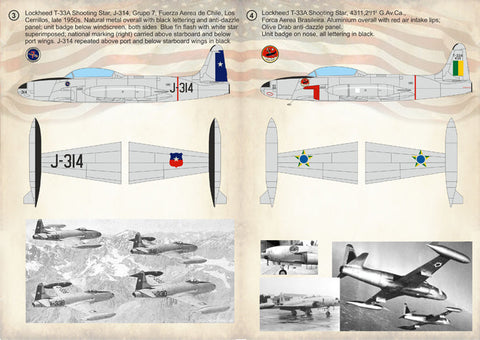 プリントスケール 72-269 1/72 ロッキード T-33A シューティングスター Part2