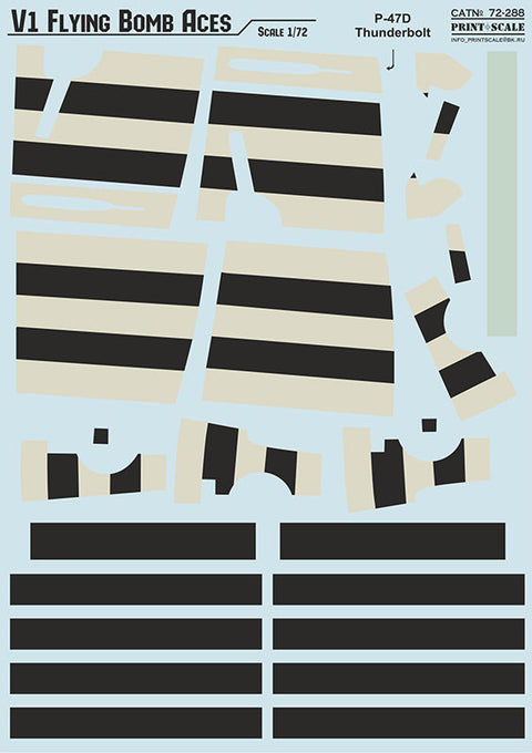 プリントスケール 72-288 1/72 V-1 飛行爆弾エース コンプリートセット