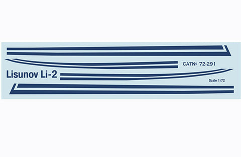 プリントスケール 72-291 1/72 リスノフ Li-2 コンプリートセット