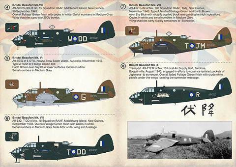 プリントスケール 72-328 1/72 ブリストル ボーフォート Part 2
