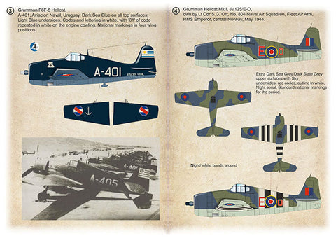 プリントスケール 72-529 1/72  ヘルキャット 外国軍仕様