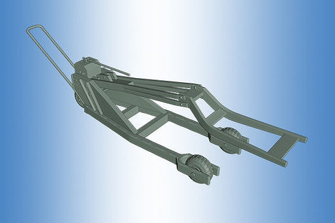 プリントスケール PSR72005 1/72 リフト付き爆弾トロリー WWII ドイツ空軍 SC 250 JA, L, L2