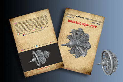 プリントスケール PSR72020 1/72 ブリストル・マーキュリー エンジン