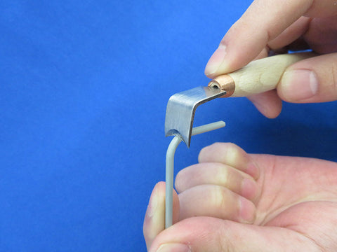 シモムラアレック AL-K188 モールドラインの除去、面取り　クワ型チゼル「エルヴァ」