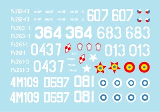 スターデカール 35-924 1/35 冷戦期 T-54・T-55 戦車 フィンランド、ポーランド、ルーマニア、チェコ、ソ連