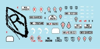 スターデカール 35-929 1/35 ドイツ アフリカ軍団 ミックス #3 ラムケ降下猟兵旅団オペルブリッツ・VW キューベルワーゲン