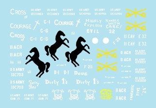 スターデカール 35-933 1/35 第11機甲騎兵連隊 イン ベトナム/カンボジア #1 M113 ACAV