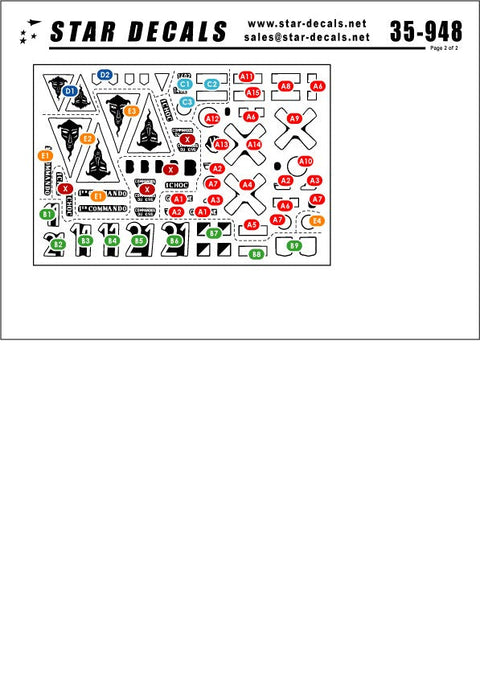 スターデカール 35-948 1/35 現用アフリカの戦争 #3 カタンガとコンゴの傭兵と特殊部隊