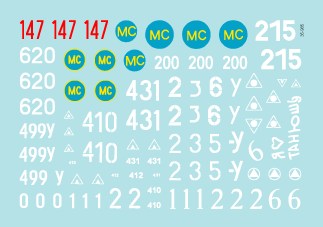 スターデカール 35-985 1/35 南オセチア紛争2008 ロシアAFV BTR-70M/BMP-1/BMP-2D/T-62A/T-62A BAR/T-62AM BDD/MT-LB