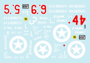 スターデカール 35-990 1/35 アメリカ 第746戦車大隊 シャーマン イン ノルマンディ