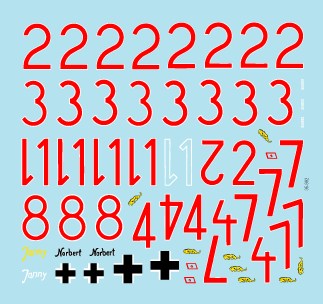 スターデカール 35-992 1/35 アフリカのタイガー #1第501重戦車大隊・第10装甲師団