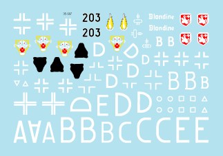 スターデカール 35-997 1/35 突撃砲#3 III号突撃砲B型 第182, 185, 210・243突撃砲大隊 東部戦線1941-42