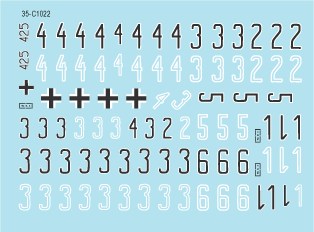 スターデカール 35-C1022 1/35 武装親衛隊のパンサー #3-第2SS装甲師団 ダス・ライヒ, フランス・ベルギー パンサーD ・A 型