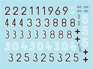 スターデカール 35-C1023 1/35 武装親衛隊のパンサー #4-第12装甲師団 ヒトラー・ユーゲント, フランス・ベルギー パンサーD・ A型