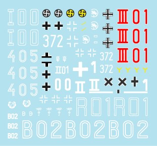 スターデカール 35-C1037 1/35 指揮戦車 #2 III号指揮戦車 D1/E/H型