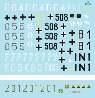スターデカール 35-C1060 1/35 指揮戦車 #4 IV号指揮戦車 F, G, H, IV号砲兵観測車 J型