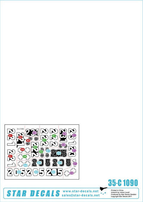 スターデカール 35-C1090 1/35 武装親衛隊のタイガー イン フランス#2 SS第101重戦車第2中隊