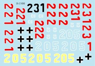 スターデカール 35-C1090 1/35 武装親衛隊のタイガー イン フランス#2 SS第101重戦車第2中隊