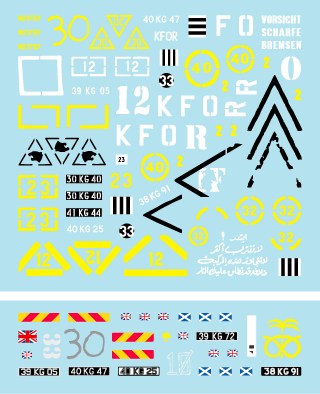 スターデカール 35-C1098 1/35 イラク戦争のイギリス軍AFV ＃3 ウォーリアー歩兵戦闘車