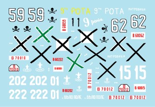 スターデカール 35-C1107 1/35 ブルガリア軍の軽戦車とAFV