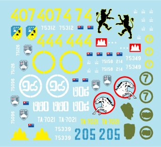 スターデカール 35-C1110 1/35 カンボジア軍のM113