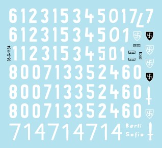 スターデカール 35-C1134 1/35 ドイツ SSヴィーキング師団 #1 パンサーD&A型