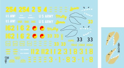 スターデカール 35-C1155 1/35 アメリカ海兵隊とアメリカ陸軍 硫黄島のDUKW