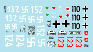 スターデカール 35-C1185 1/35 WWII ドイツ ベルリン攻防戦 #4 ハノマークD型カノーネンワーゲン、III号突撃G型他