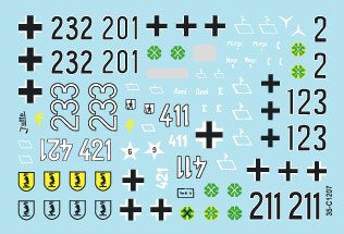 スターデカール 35-C1207 1/35 WWII ドイツ イタリア戦線のドイツ戦車＃7 III号突撃砲G型 セモベンテda75/18 75/34