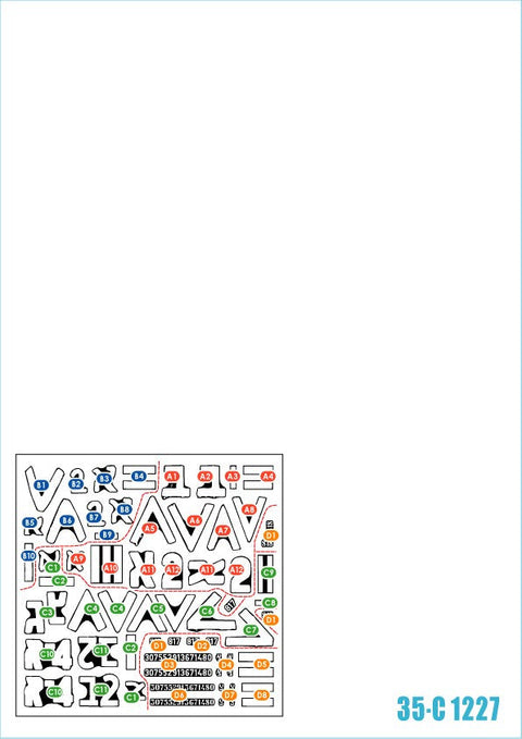 スターデカール 35-C1227 1/35 IDF イスラエルのAFV ＃10 1967年 六日間戦争 M48マガフ/M48A2パットン
