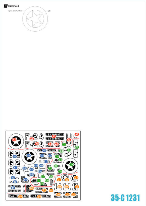 スターデカール 35-C1231 1/35 WWII アメリカ M4A1シャーマンD-デイ75周年スペシャル フランス ノルマンディー1944年