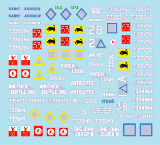 スターデカール 35-C1374 1/35 WWII イギリス A34コメット 第7機甲師団/第11機甲師団