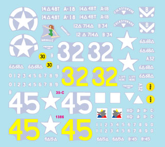 スターデカール 35-C1386 1/35 WWII アメリカ T34カリオペ ロケットランチャー M4/M4A3シャーマン戦車搭載型